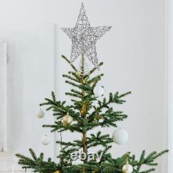 5x Glitter Christmas Tree Topper Christmas Tree Maker Twinkling Star Tree Topper