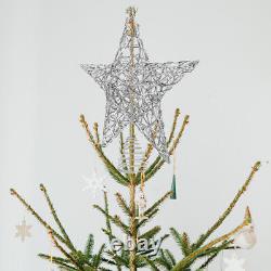 5x Sparkling Xmas Tree Tag Christmas Tree Maker Christmas Star Ornaments
