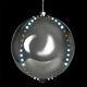 6 Pack Set! Christmas LED Decorations 6 Round Lighted Snowfall Ornaments