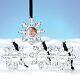 72 Silver Snowflake Place Card Holder Ornament Wedding Bridal Shower Party Favor