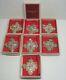 7 Reed & Barton 1979 Sterling Silver Christmas Cross Ornaments Boxed