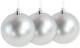 8in Large Matte Silver Christmas Ball Ornaments Shatterproof Plastic 200mm