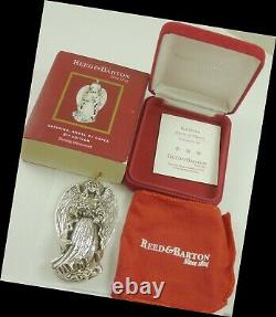 8th Edition Sterling Silver Ornament Reed Barton Katerina Angel of Grace 2010