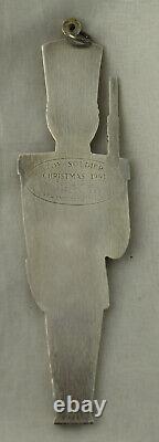 91 American Heritage Sterling Christmas Ornament Toy Soldier Gorham New England