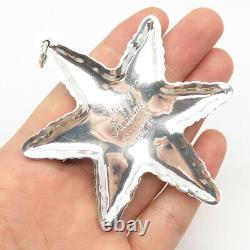 925 Sterling Silver Vintage 2000 Lunt Star Christmas Ornament