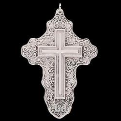 925 Towle 1997 Sterling Silver Christmas Ornament Cross Christian Religious Vtg