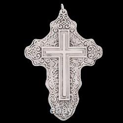 925 Towle 1997 Sterling Silver Christmas Ornament Cross Christian Religious Vtg