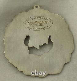 93 American Heritage Sterling Christmas Wreath Ornament Gorham New England