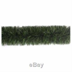 9' Fluffy Tinsel Garland Assorted 4 Each Of 3 Styles Silver/Snowy Pine