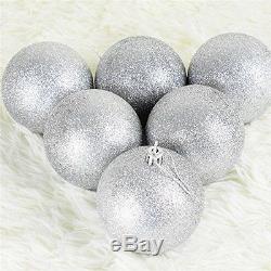 AMS 60mm/2.36indiam Christmas Ball Decorations Exquisite Colorful Balls Ornament