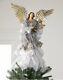 Angel Silver Color Christmas Tree Topper Decor By Balsam Hill