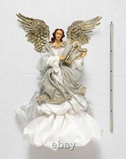 Angel Silver Color Christmas Tree Topper Decor By Balsam Hill