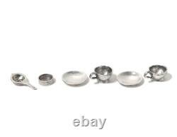 Antique Collection of miniature silverware 11 pcs Kids Games Room Decor toys