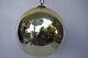 Antique German Kugel Ornaments Silver Glass Christmas Ball Baroque Cap X-MaF145