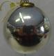 Antique Kugel Silver Sphere Christmas Ornament 2.5