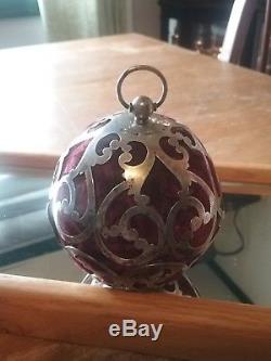 Antique victorian Sterling Silver Christmas Ornament Theodore B STAR NEW YORK