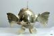 Articulated Silver GoldFish fish #02