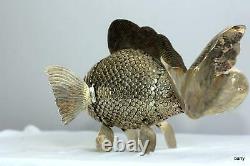 Articulated Silver GoldFish fish #02