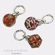 Authentic Trollbeads Silver Red Christmas Ornaments Kit 3 Beads SC63706