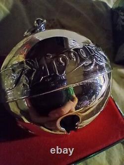 Awesome! Lot of 25 Wallace Silver Sleigh Bell Christmas Ornaments 1980 thru 2006