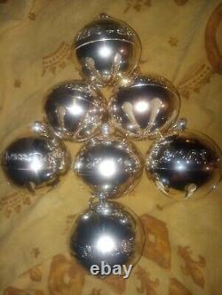 Awesome! Lot of 25 Wallace Silver Sleigh Bell Christmas Ornaments 1980 thru 2006