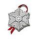 BNIB 2011 GORHAM Sterling Silver Christmas Snowflake Ornament Pendant Medallion