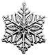 BNIB 2012 GORHAM Sterling Silver Christmas Snowflake Ornament Pendant Medallion