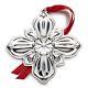 BNIB 2016 GORHAM 3rd Sterling Silver Christmas Cross Ornament Pendant Medallion