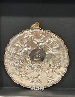 BUCCELLATI 2003 NEW IN BOX Peace Doves Sterling Gold Ornament MINT Certificate