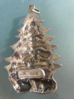 BUCCELLATI Sterling Silver, 1989 ORIGINAL CHRISTMAS TREE, Christmas Ornament #25