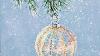 Beautiful Silver Christmas Ornament Acrylic Painting Live