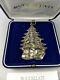 Buccellati 1989 Christmas Tree Sterling Silver Christmas Ornament, Excellent