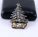 Buccellati 1989 Christmas Tree Sterling Silver Christmas Ornament, Hard to Find