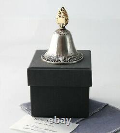 Buccellati 1999 Sterling and Gold Christmas Bell Ornament