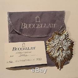 Buccellati 2006 Silver and Gold Vermeil Christmas Ornament Ltd Ed New In Box COA