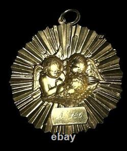 Buccellati Sterling Christmas Ornament 1992 Ltd Edition #186 Cherub