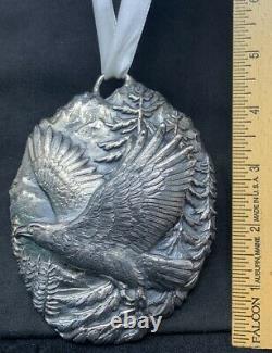 Buccellati Sterling Silver Eagle Ornament Christmas or Wall Hanging Patriotic