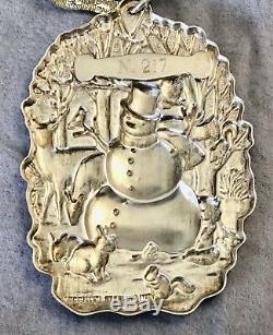 Buccellati Sterling Silver Snowman & Woodland Creatures Ornament JB0497