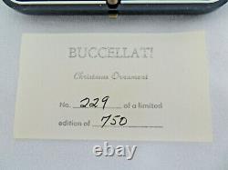Buccellati Sterling Silver Wreath Christmas Ornament LTD EDITION 229/750 Box CoA