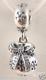 CHRISTMAS ORNAMENT Authentic PANDORA Silver/CLEAR CZ STONES Holiday DANGLE Charm