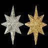 CHRISTMAS TREE TOPPER / BETHLEHEM STAR with LIGHTS / SILVER / GOLD / YOUR CHOICE