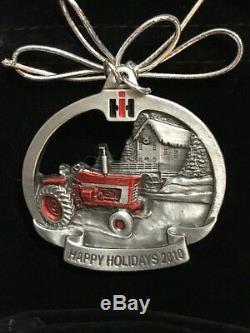 Case IH International Harvester Pewter Christmas FARMALL Ornament YEAR 2004 2018