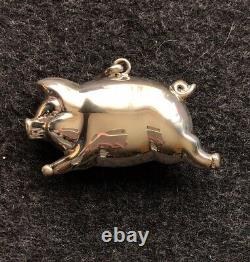 Cazenovia Abroad Pig Ornament Sterling Silver