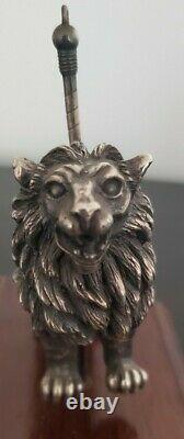 Cazenovia Abroad Sterling Silver Lion Carousel Ornament WTD STER 391/2349
