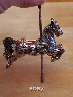 Cazenovia Abroad Sterling Silver Winged Horse Carousel Ornament