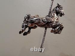 Cazenovia Abroad Sterling Silver Winged Horse Carousel Ornament