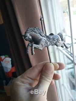 Cazenovia Sterling Silver Christmas Ornament Carousel Horse Rare
