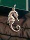 Cazenovia Trush Sterling Silver Christmas Ornament Seahorse Extremely Rare