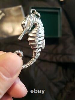 Cazenovia Trush Sterling Silver Christmas Ornament Seahorse Extremely Rare