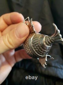 Cazenovia Trush sterling Silver Christmas Ornament Fish Extremely rare